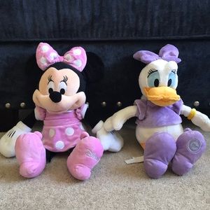 Authentic Disney Minnie and Daisy Plush
